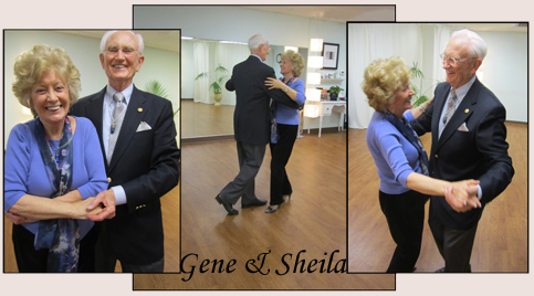 Gene and Sheila dancing